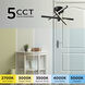 Knoll LED 18.5 inch Black Semi Flush Mount Ceiling Light