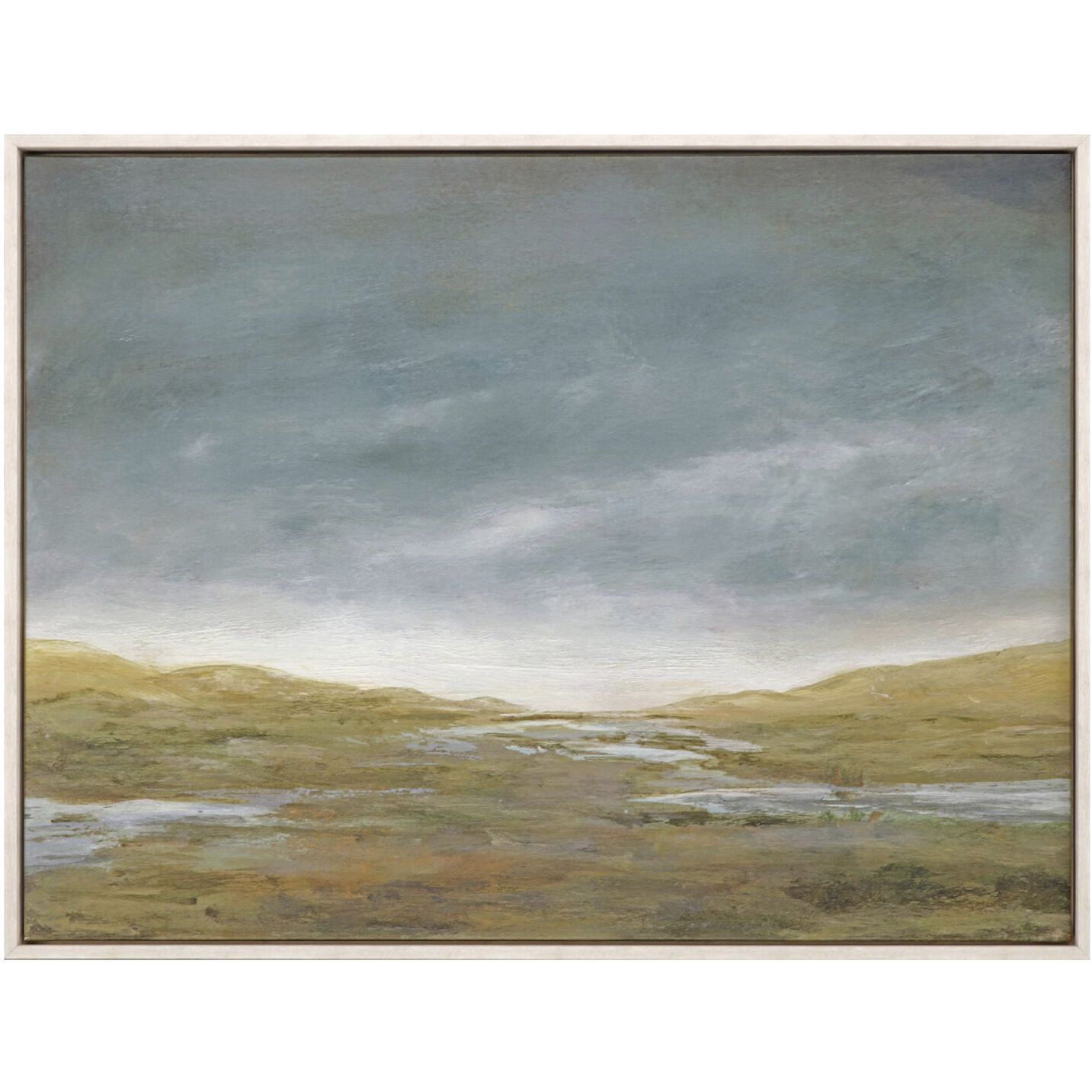 Basin Squall Blue and Green Canvas