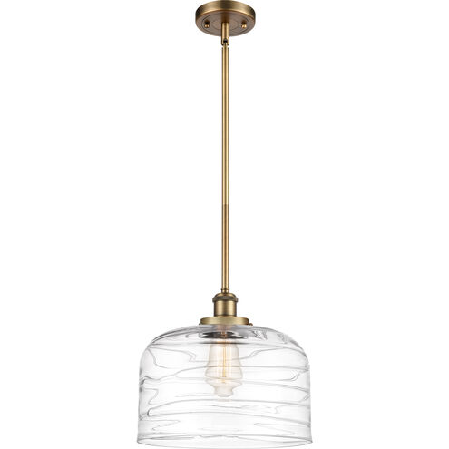 Ballston Bell 1 Light 8 inch Brushed Brass Mini Pendant Ceiling Light