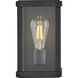 Beckham Outdoor Wall Mount Lantern in Aged Zinc