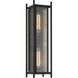 Jacobs 2 Light 22 inch Matte Black Outdoor Wall Lantern