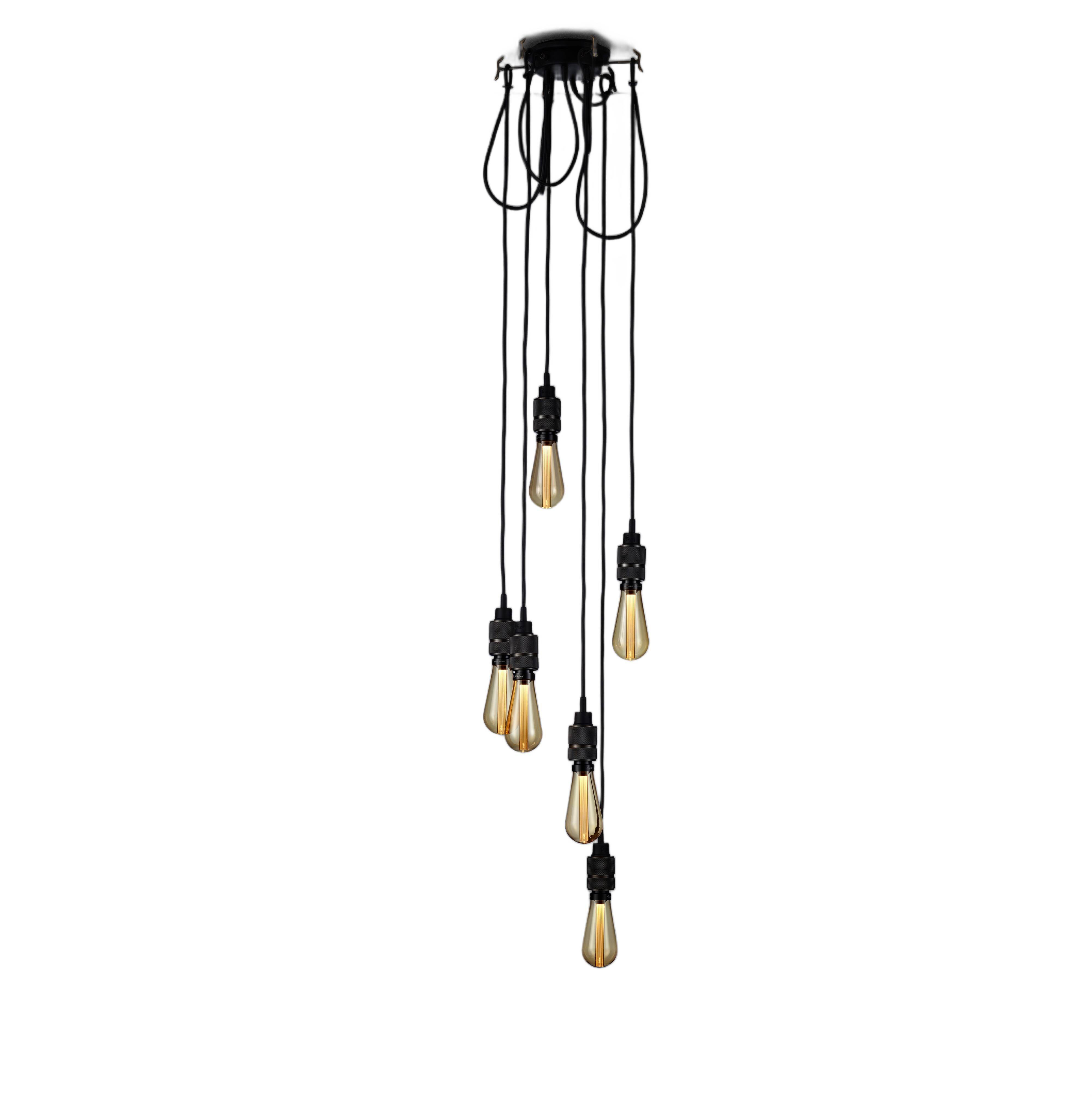 Hooked 6.0 LED 5.91 inch Smoked Bronze Pendant Ceiling Light, Nude