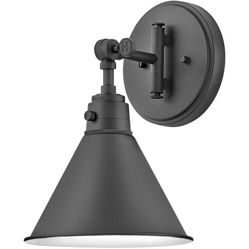Arti 1 Light 7.75 inch Black Indoor Wall Sconce Wall Light