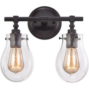 Jaelyn 2 Light 13 inch Oil Rubbed Bronze Vanity Light Wall Light