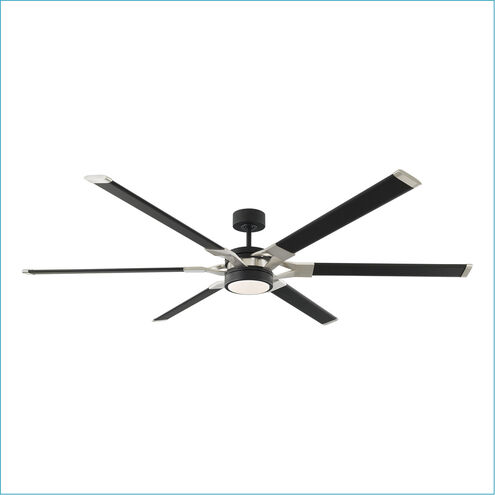 Loft 72 inch Midnight Black Ceiling Fan