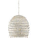 Overlay 3 Light 24 inch White Pendant Ceiling Light, Large