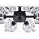 Lyra 6 Light 14 inch Black Flush Mount Ceiling Light