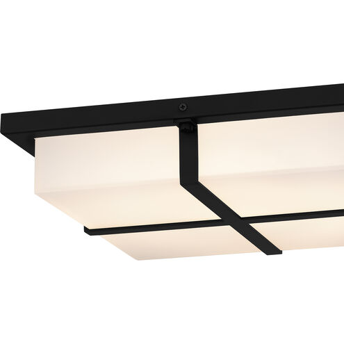 Armstrong LED 14 inch Matte Black Flush Mount Ceiling Light, Medium