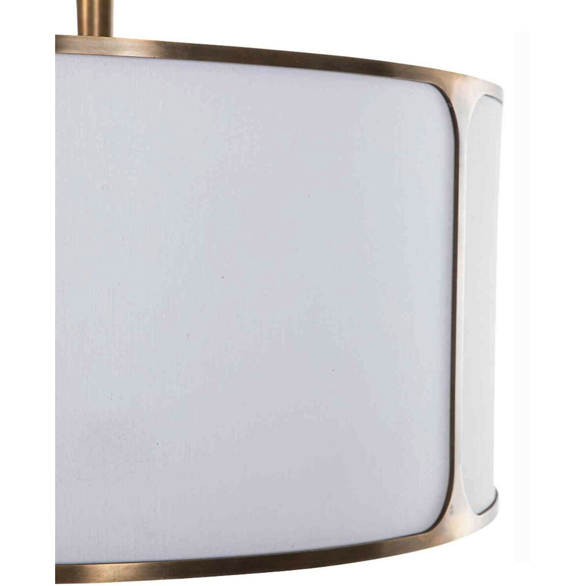 Dove 2 Light 20 inch Aged Bronze / Salt Linen Semi-Flush Mount Ceiling Light