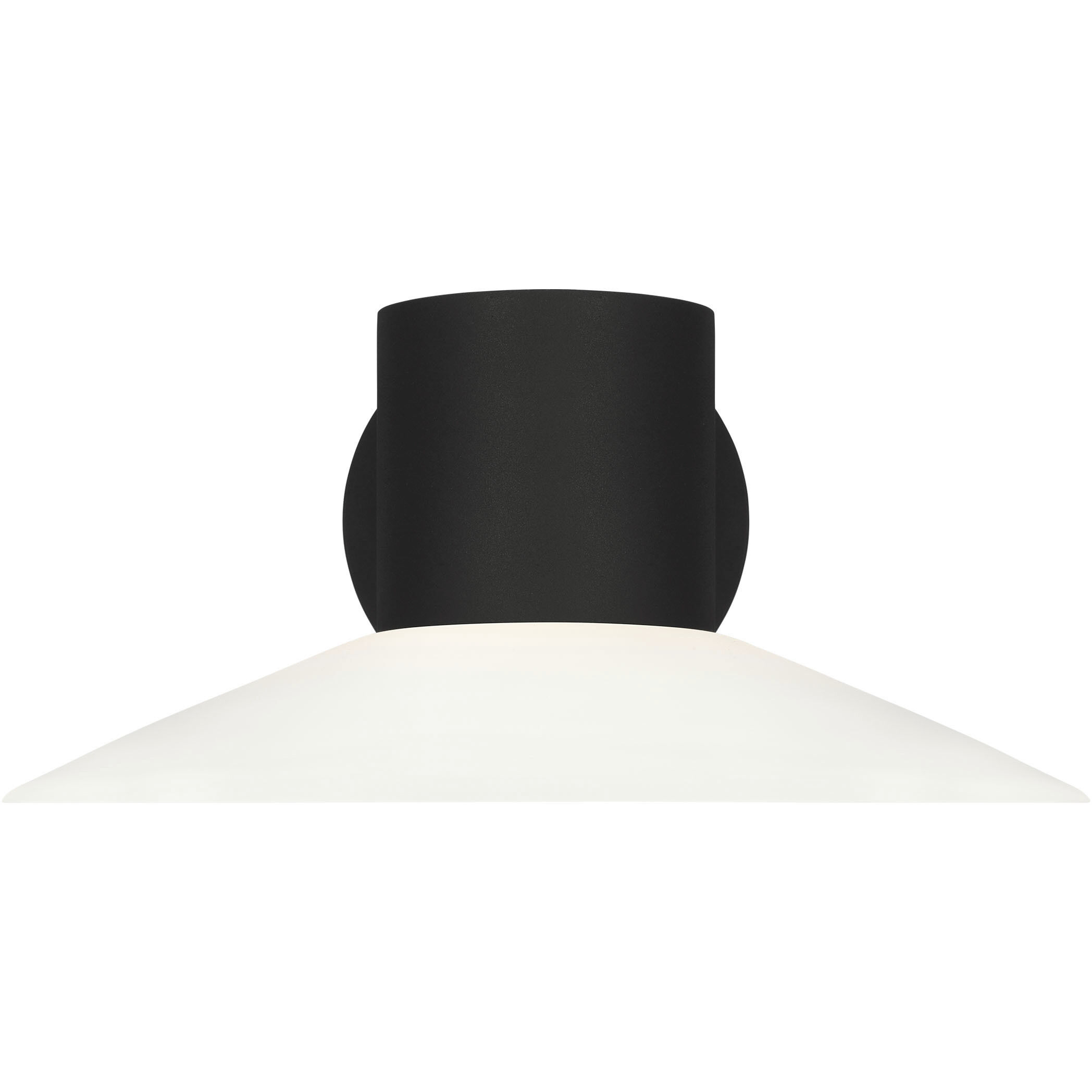 Barbara Barry Focal LED 8.5 inch Textured Black Outdoor Sconce