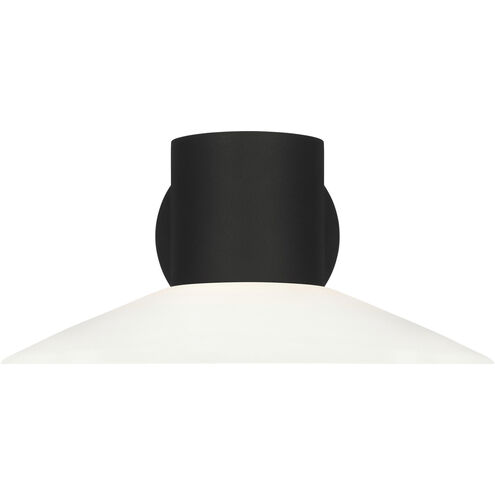 Barbara Barry Focal LED 8.5 inch Textured Black Outdoor Sconce