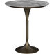 Jman Aged Brass Bar Table