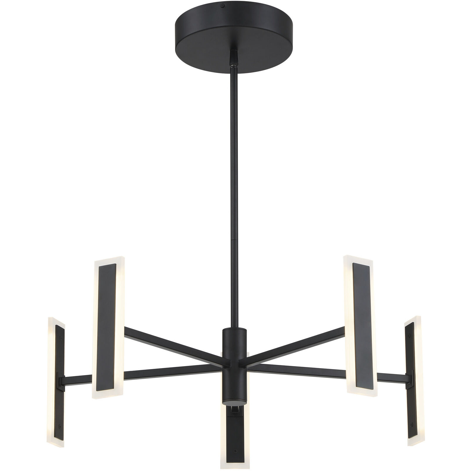 Edge LED 29.25 inch Coal Chandelier Ceiling Light