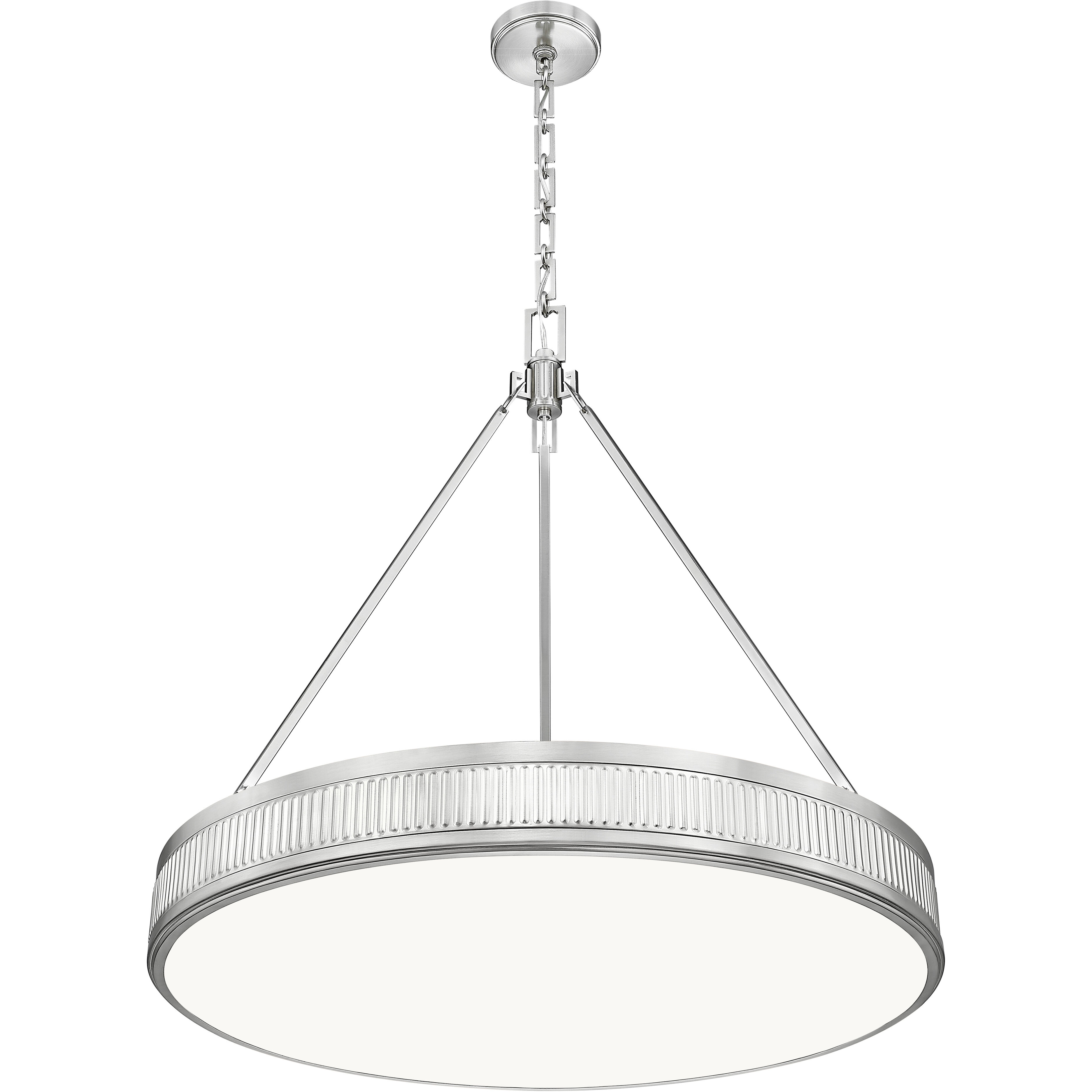 Quinn Pendant Ceiling Light in Satin Nickel