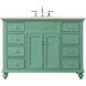 Otto 48 X 21 X 35 inch Vintage Mint Vanity Sink Set