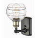 Ballston Rochester 1 Light 5.88 inch Black Antique Brass Sconce Wall Light