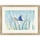 Undersea Ray / Undersea Turtle Blue and Turquoise and Green Framed Art, Propac
