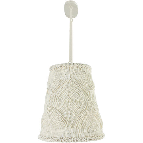 Angelina 4 Light 49 inch Winter White / Natural Chandelier Ceiling Light