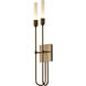 Lisse 2 Light 5.5 inch Bronze ADA Sconce Wall Light