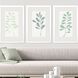 Florals Collection Block Profile Matted White Framed Art