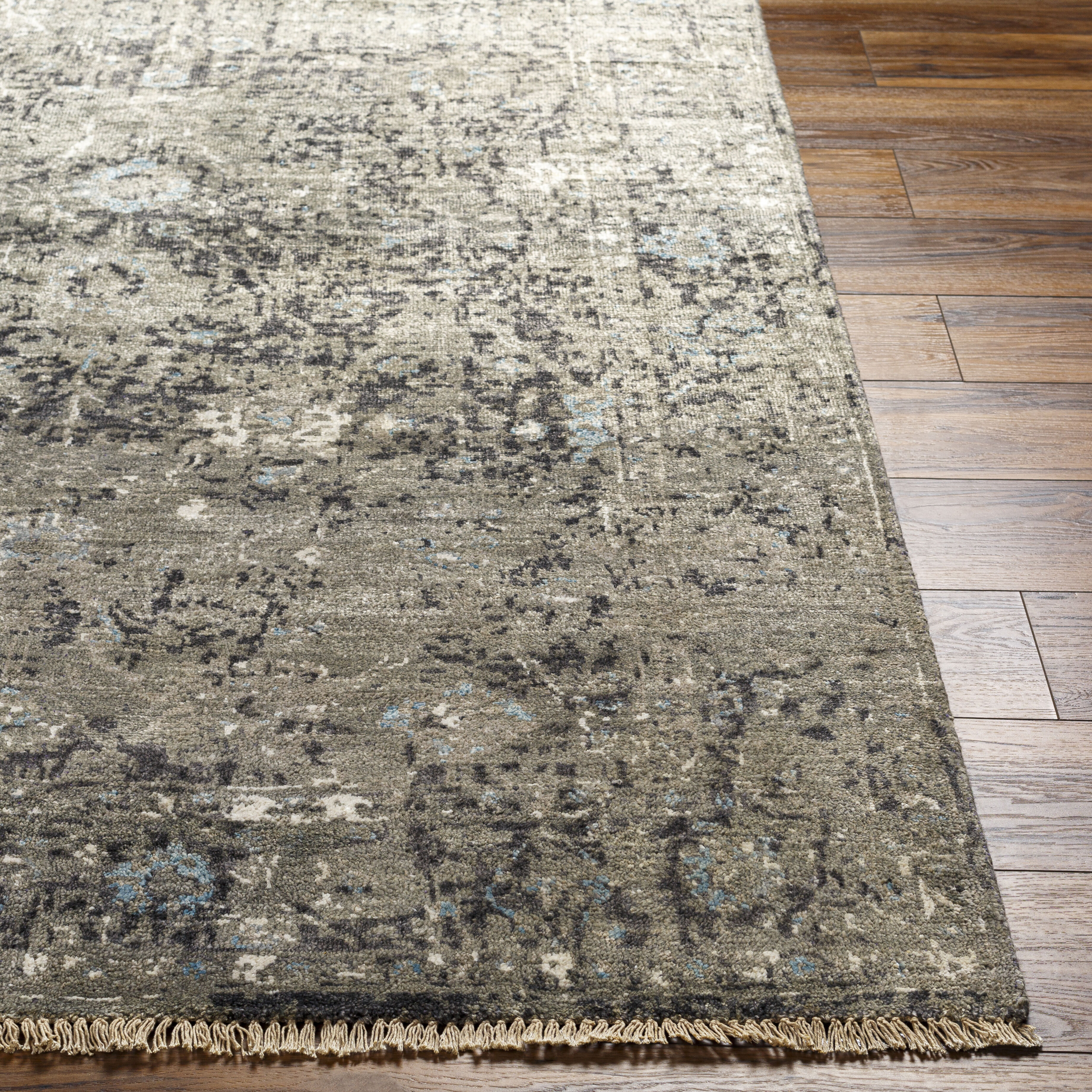 Theodora 36 X 24 inch Charcoal Rug, Rectangle
