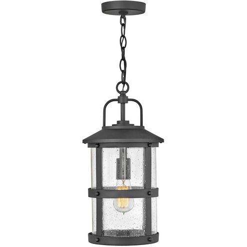 Estate Series Lakehouse LED 9 inch Black Outdoor Hanging Lantern
