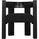 Eros Hand Rubbed Black Dining Chair