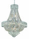 Century 12 Light 24 inch Chrome Dining Chandelier Ceiling Light in Royal Cut