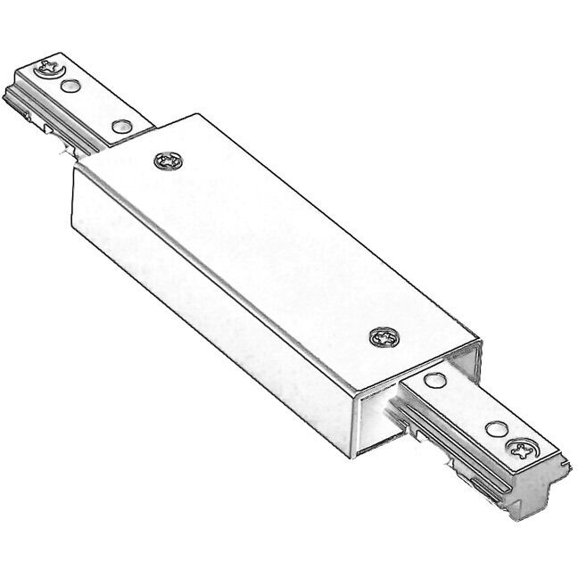 H Track 120 Brushed Nickel Track Component Ceiling Light, WAC Limited