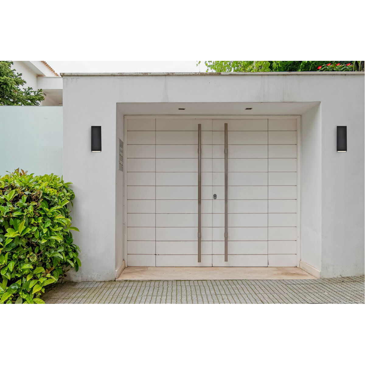 Raine 2 Light 11.75 inch Black Outdoor Wall Light