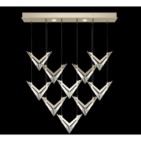 Blade 22 Light 48 inch Gold Pendant Ceiling Light