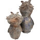 Hoot Owl Reactive Glaze Statue, Large