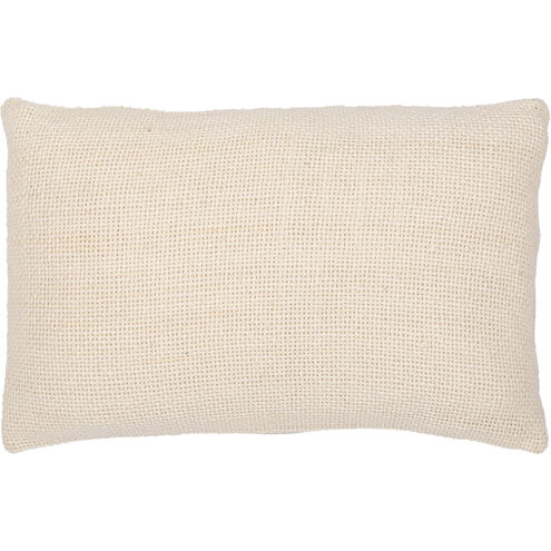 Vanessa 22 inch Cream Pillow Kit in 14 x 22, Lumbar