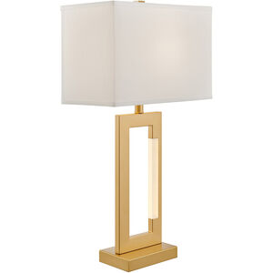 Darrello 30 inch 100.00 watt Gold Table Lamp Portable Light