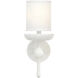 Concord Wall Sconce Wall Light in White Plaster