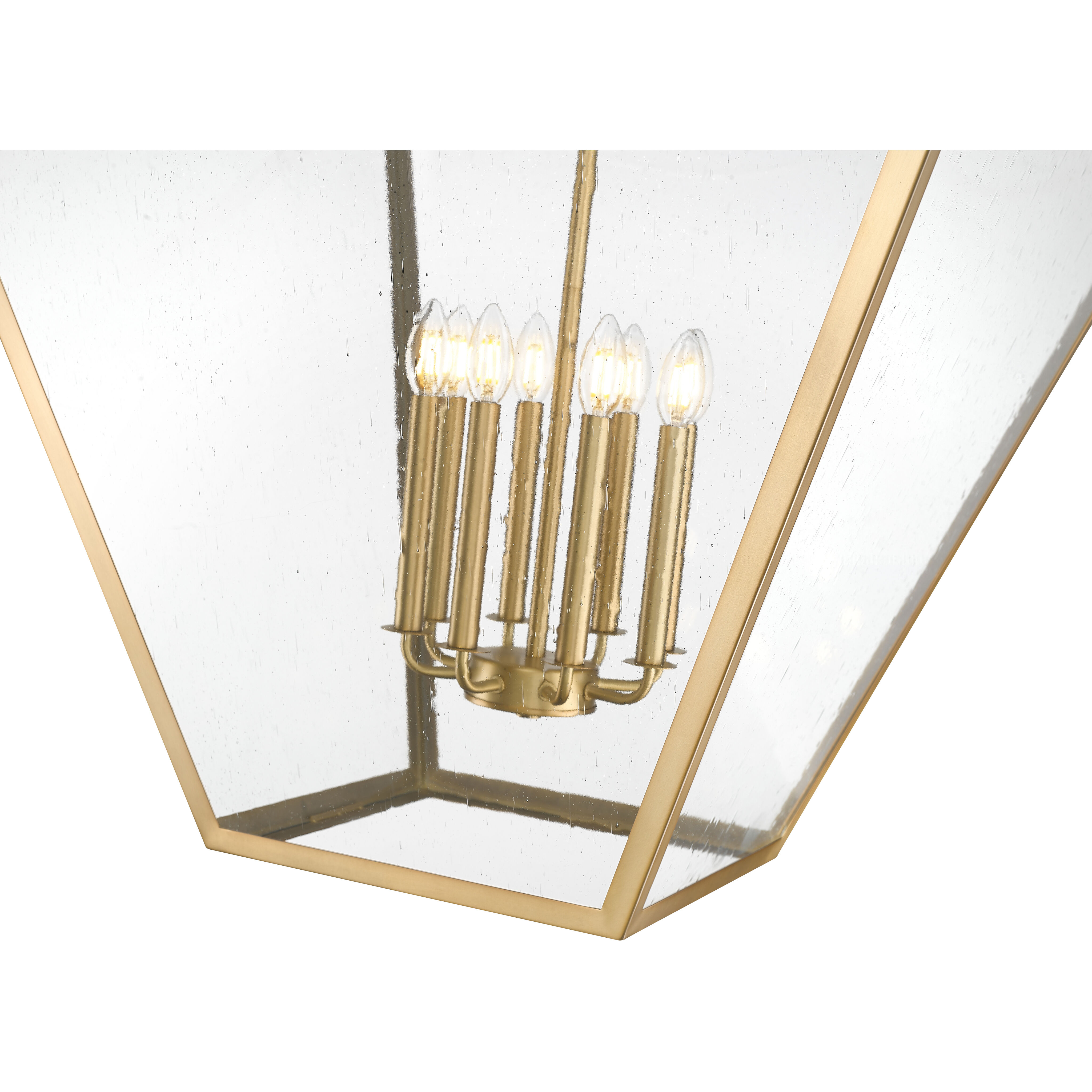 Montalcino 8 Light 32 inch Rubbed Brass Chandelier Ceiling Light