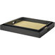 Suzy Black with Natural Tray