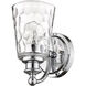 Mae 1 Light 5 inch Chrome Sconce Wall Light