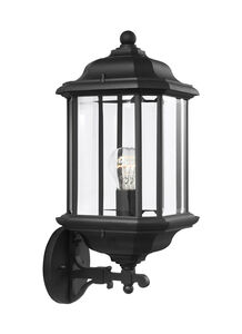 Cleo 1 Light 19.25 inch Black Outdoor Wall Lantern, Large