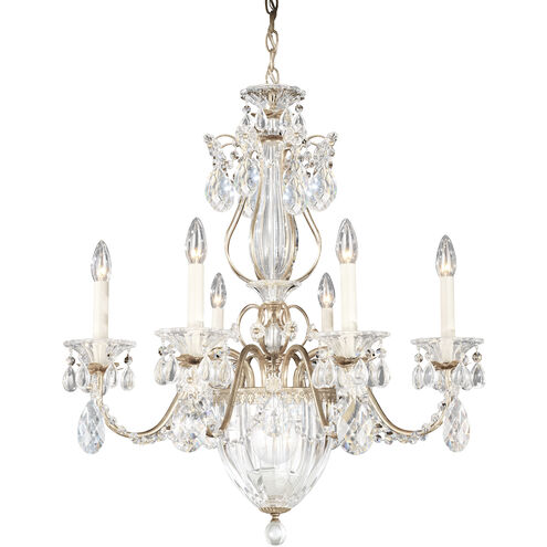 Bagatelle 7 Light 21 inch Antique Silver Chandelier Ceiling Light
