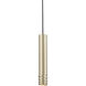 Milca 1 Light 2.38 inch Gold Pendant Ceiling Light