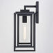 Filmore 1 Light 16 inch Textured Black Outdoor Wall Lantern