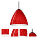Mia 1 Light Black Cord Pendant Ceiling Light