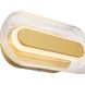 Wry Plexus 1 Light 5.88 inch Satin Brushed Gold Outdoor Wall Light