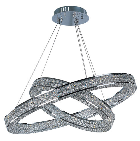 Eternity LED LED 30 inch Polished Chrome Foyer Pendant Ceiling Light