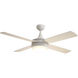 Quattro 52 inch Matte White Indoor Ceiling Fan