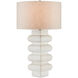 Blondel 31 inch 150 watt Whitewash/Antique Nickel Table Lamp Portable Light