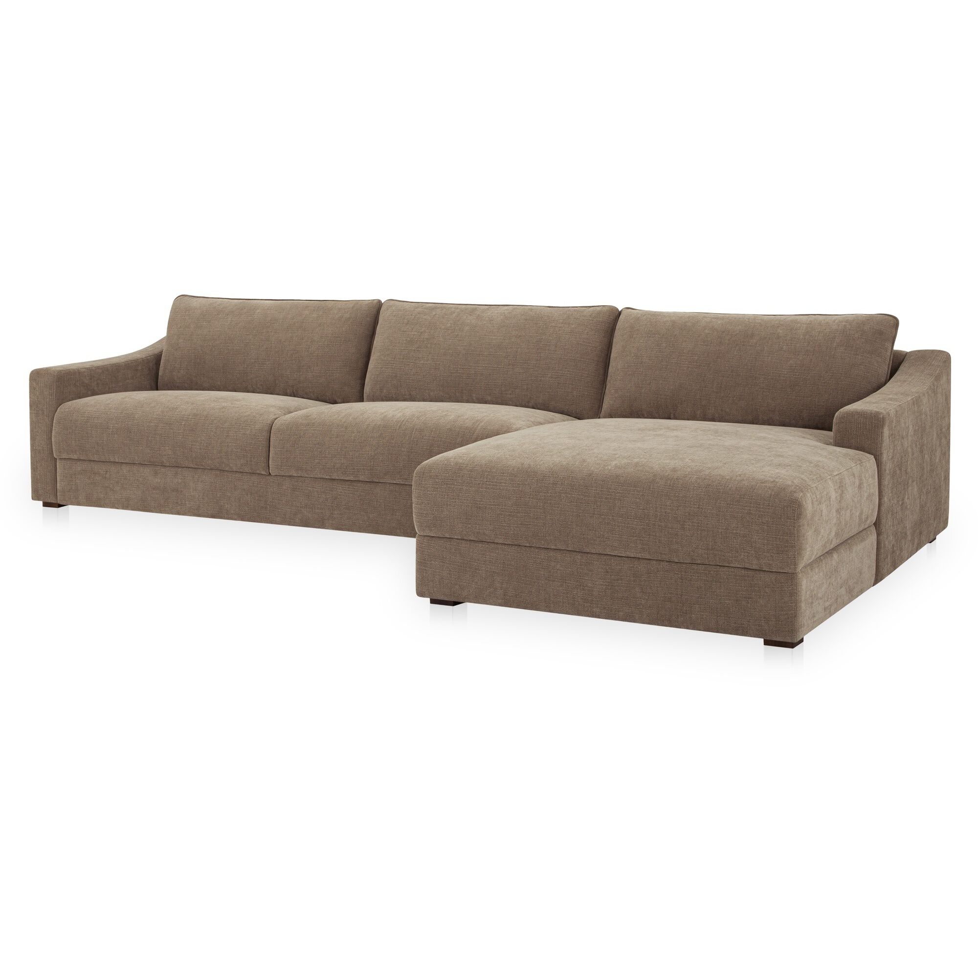 Farrow Tan Modular Sectional in Right, Right