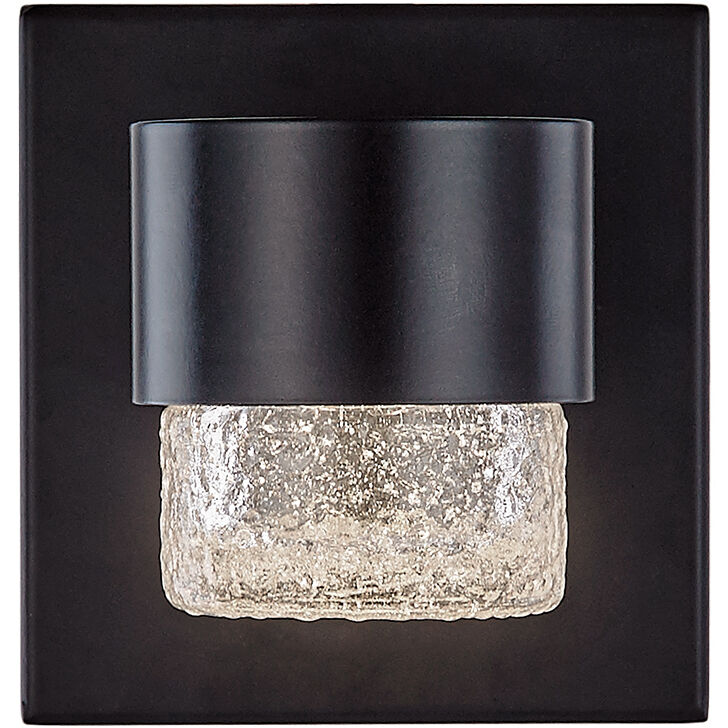 Copenhagen LED 3.5 inch Black Exterior Wall Sconce