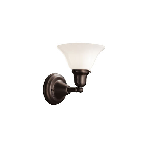 Edison 1 Light 8 inch Old Bronze Bath And Vanity Wall Light in 415